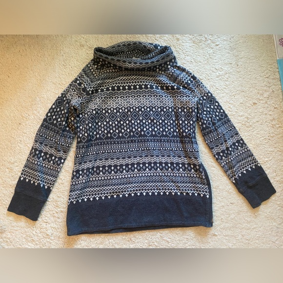 Talbots patterned knit top - Picture 1 of 7